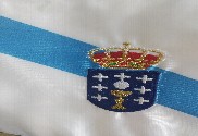  Bandeira da Galiza Toalha de Mesa Bordada